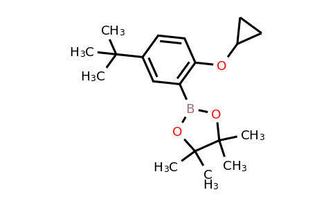 2-(5-Tert-butyl-2-cyclopropoxyphenyl)-4,4,5,5-tetramethyl-1,3,2-dioxaborolane