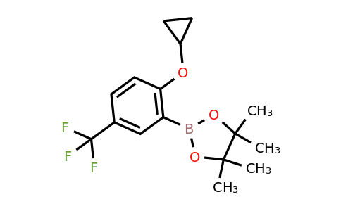 2-(2-Cyclopropoxy-5-(trifluoromethyl)phenyl)-4,4,5,5-tetramethyl-1,3,2-dioxaborolane