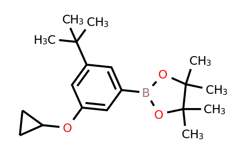 2-(3-Tert-butyl-5-cyclopropoxyphenyl)-4,4,5,5-tetramethyl-1,3,2-dioxaborolane