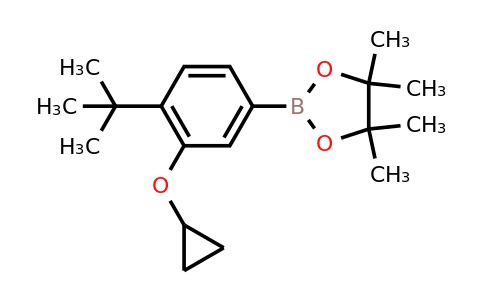 2-(4-Tert-butyl-3-cyclopropoxyphenyl)-4,4,5,5-tetramethyl-1,3,2-dioxaborolane