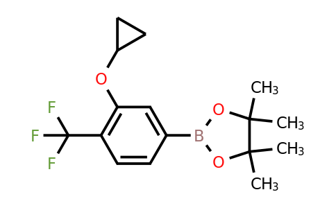 2-(3-Cyclopropoxy-4-(trifluoromethyl)phenyl)-4,4,5,5-tetramethyl-1,3,2-dioxaborolane