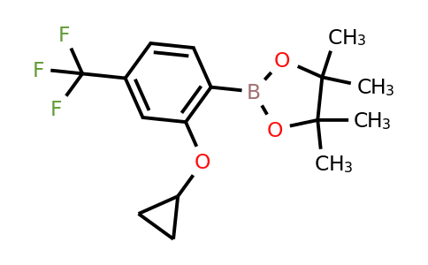 2-(2-Cyclopropoxy-4-(trifluoromethyl)phenyl)-4,4,5,5-tetramethyl-1,3,2-dioxaborolane