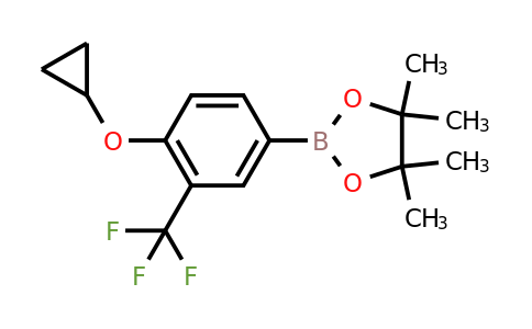 2-(4-Cyclopropoxy-3-(trifluoromethyl)phenyl)-4,4,5,5-tetramethyl-1,3,2-dioxaborolane