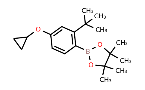 2-(2-Tert-butyl-4-cyclopropoxyphenyl)-4,4,5,5-tetramethyl-1,3,2-dioxaborolane