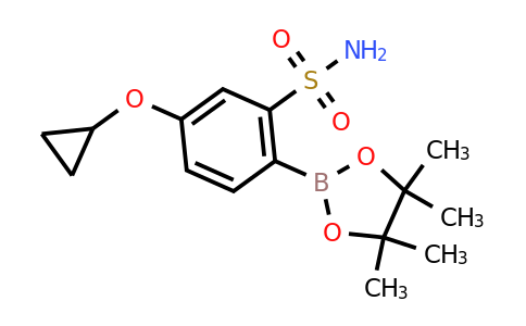 5-Cyclopropoxy-2-(4,4,5,5-tetramethyl-1,3,2-dioxaborolan-2-YL)benzenesulfonamide