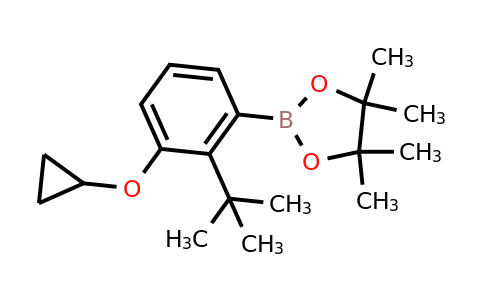 2-(2-Tert-butyl-3-cyclopropoxyphenyl)-4,4,5,5-tetramethyl-1,3,2-dioxaborolane