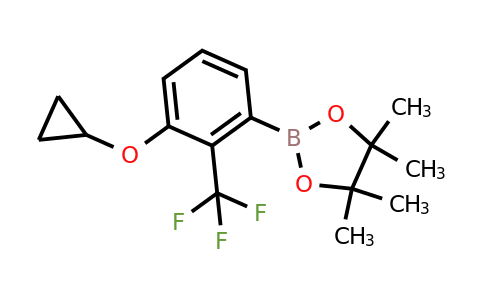 2-(3-Cyclopropoxy-2-(trifluoromethyl)phenyl)-4,4,5,5-tetramethyl-1,3,2-dioxaborolane
