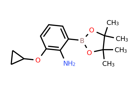2-Cyclopropoxy-6-(4,4,5,5-tetramethyl-1,3,2-dioxaborolan-2-YL)aniline