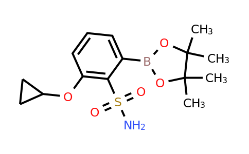2-Cyclopropoxy-6-(4,4,5,5-tetramethyl-1,3,2-dioxaborolan-2-YL)benzenesulfonamide