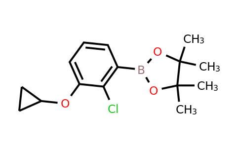2-(2-Chloro-3-cyclopropoxyphenyl)-4,4,5,5-tetramethyl-1,3,2-dioxaborolane