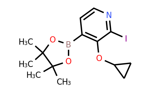 3-Cyclopropoxy-2-iodo-4-(4,4,5,5-tetramethyl-1,3,2-dioxaborolan-2-YL)pyridine