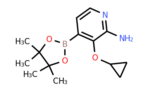 3-Cyclopropoxy-4-(4,4,5,5-tetramethyl-1,3,2-dioxaborolan-2-YL)pyridin-2-amine