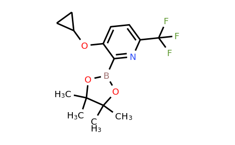 3-Cyclopropoxy-2-(4,4,5,5-tetramethyl-1,3,2-dioxaborolan-2-YL)-6-(trifluoromethyl)pyridine