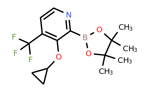 3-Cyclopropoxy-2-(4,4,5,5-tetramethyl-1,3,2-dioxaborolan-2-YL)-4-(trifluoromethyl)pyridine