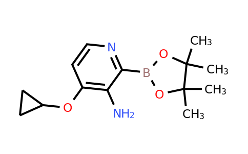 4-Cyclopropoxy-2-(4,4,5,5-tetramethyl-1,3,2-dioxaborolan-2-YL)pyridin-3-amine