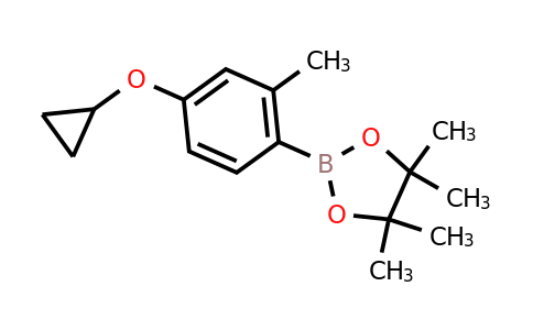 2-(4-Cyclopropoxy-2-methylphenyl)-4,4,5,5-tetramethyl-1,3,2-dioxaborolane