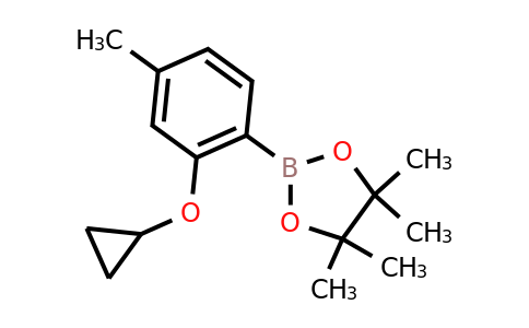 2-(2-Cyclopropoxy-4-methylphenyl)-4,4,5,5-tetramethyl-1,3,2-dioxaborolane
