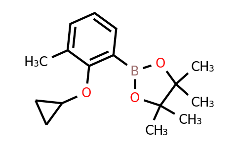 2-(2-Cyclopropoxy-3-methylphenyl)-4,4,5,5-tetramethyl-1,3,2-dioxaborolane