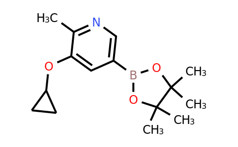 3-Cyclopropoxy-2-methyl-5-(4,4,5,5-tetramethyl-1,3,2-dioxaborolan-2-YL)pyridine