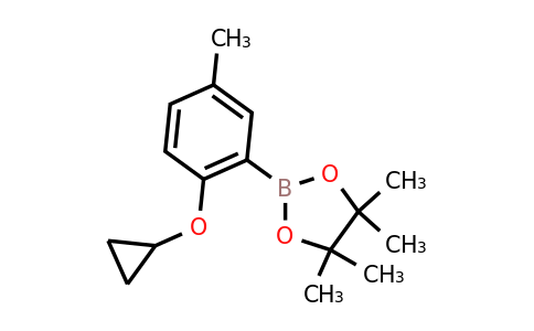 2-(2-Cyclopropoxy-5-methylphenyl)-4,4,5,5-tetramethyl-1,3,2-dioxaborolane