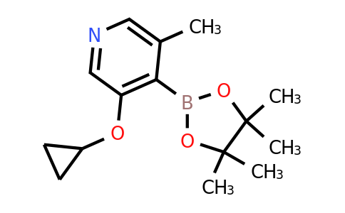 3-Cyclopropoxy-5-methyl-4-(4,4,5,5-tetramethyl-1,3,2-dioxaborolan-2-YL)pyridine