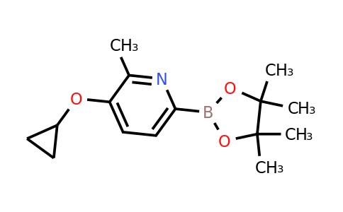 3-Cyclopropoxy-2-methyl-6-(4,4,5,5-tetramethyl-1,3,2-dioxaborolan-2-YL)pyridine