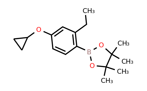 2-(4-Cyclopropoxy-2-ethylphenyl)-4,4,5,5-tetramethyl-1,3,2-dioxaborolane