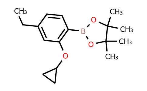 2-(2-Cyclopropoxy-4-ethylphenyl)-4,4,5,5-tetramethyl-1,3,2-dioxaborolane