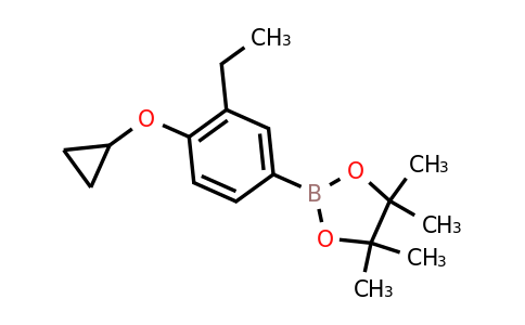 2-(4-Cyclopropoxy-3-ethylphenyl)-4,4,5,5-tetramethyl-1,3,2-dioxaborolane