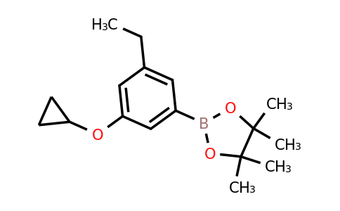 2-(3-Cyclopropoxy-5-ethylphenyl)-4,4,5,5-tetramethyl-1,3,2-dioxaborolane