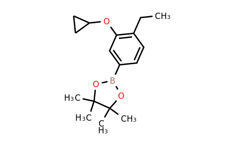 2-(3-Cyclopropoxy-4-ethylphenyl)-4,4,5,5-tetramethyl-1,3,2-dioxaborolane