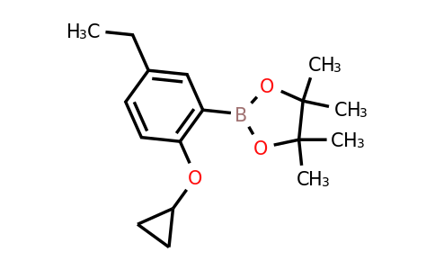 2-(2-Cyclopropoxy-5-ethylphenyl)-4,4,5,5-tetramethyl-1,3,2-dioxaborolane