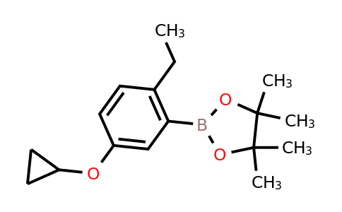2-(5-Cyclopropoxy-2-ethylphenyl)-4,4,5,5-tetramethyl-1,3,2-dioxaborolane