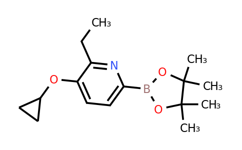 3-Cyclopropoxy-2-ethyl-6-(4,4,5,5-tetramethyl-1,3,2-dioxaborolan-2-YL)pyridine