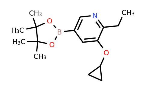 3-Cyclopropoxy-2-ethyl-5-(4,4,5,5-tetramethyl-1,3,2-dioxaborolan-2-YL)pyridine