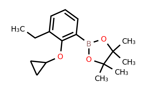 2-(2-Cyclopropoxy-3-ethylphenyl)-4,4,5,5-tetramethyl-1,3,2-dioxaborolane