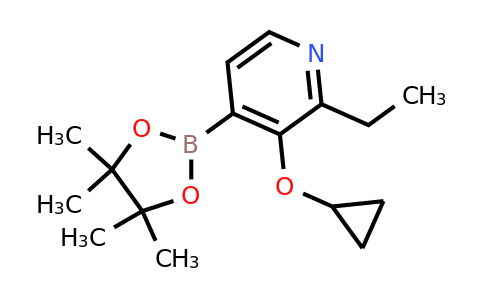 3-Cyclopropoxy-2-ethyl-4-(4,4,5,5-tetramethyl-1,3,2-dioxaborolan-2-YL)pyridine