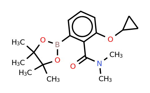 2-Cyclopropoxy-N,n-dimethyl-6-(4,4,5,5-tetramethyl-1,3,2-dioxaborolan-2-YL)benzamide