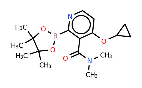4-Cyclopropoxy-N,n-dimethyl-2-(4,4,5,5-tetramethyl-1,3,2-dioxaborolan-2-YL)nicotinamide