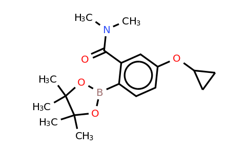 5-Cyclopropoxy-N,n-dimethyl-2-(4,4,5,5-tetramethyl-1,3,2-dioxaborolan-2-YL)benzamide