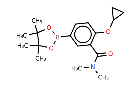 2-Cyclopropoxy-N,n-dimethyl-5-(4,4,5,5-tetramethyl-1,3,2-dioxaborolan-2-YL)benzamide