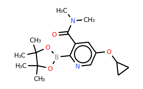 5-Cyclopropoxy-N,n-dimethyl-2-(4,4,5,5-tetramethyl-1,3,2-dioxaborolan-2-YL)nicotinamide