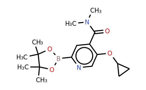 5-Cyclopropoxy-N,n-dimethyl-2-(4,4,5,5-tetramethyl-1,3,2-dioxaborolan-2-YL)isonicotinamide