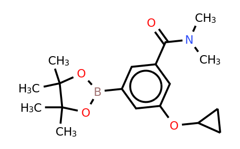 3-Cyclopropoxy-N,n-dimethyl-5-(4,4,5,5-tetramethyl-1,3,2-dioxaborolan-2-YL)benzamide