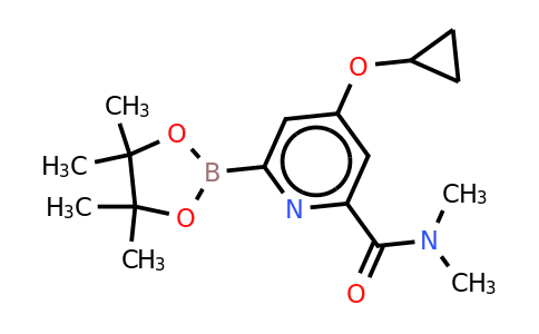 4-Cyclopropoxy-N,n-dimethyl-6-(4,4,5,5-tetramethyl-1,3,2-dioxaborolan-2-YL)picolinamide