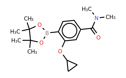 3-Cyclopropoxy-N,n-dimethyl-4-(4,4,5,5-tetramethyl-1,3,2-dioxaborolan-2-YL)benzamide