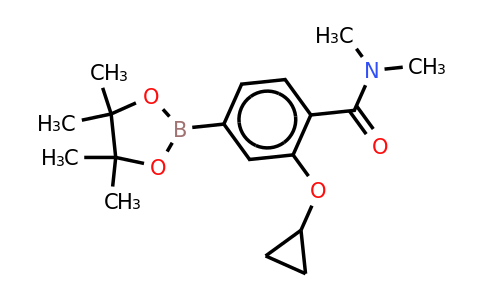 2-Cyclopropoxy-N,n-dimethyl-4-(4,4,5,5-tetramethyl-1,3,2-dioxaborolan-2-YL)benzamide