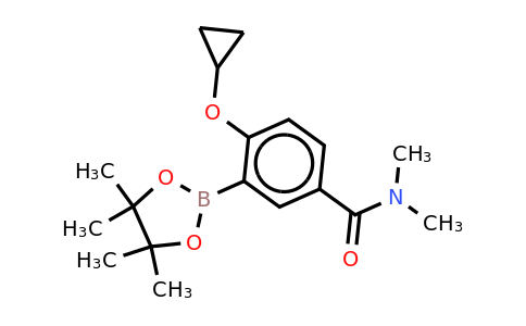 4-Cyclopropoxy-N,n-dimethyl-3-(4,4,5,5-tetramethyl-1,3,2-dioxaborolan-2-YL)benzamide