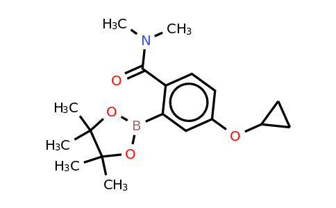 4-Cyclopropoxy-N,n-dimethyl-2-(4,4,5,5-tetramethyl-1,3,2-dioxaborolan-2-YL)benzamide