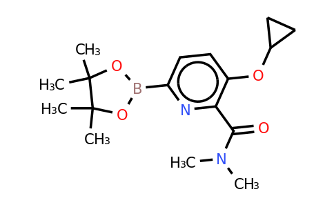 3-Cyclopropoxy-N,n-dimethyl-6-(4,4,5,5-tetramethyl-1,3,2-dioxaborolan-2-YL)picolinamide